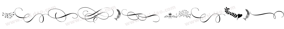 Gothic Flourish字体转换